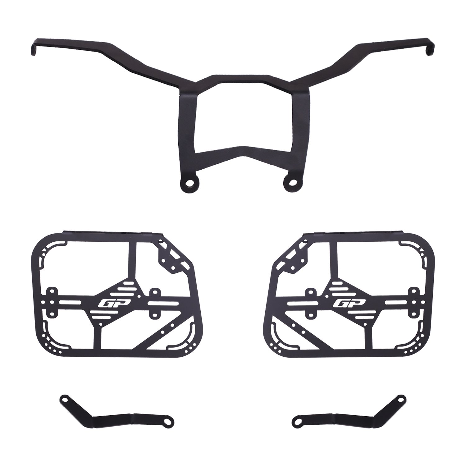 GP Kompozit BMW R 1300 GS 2023-2026 Uyumlu Yan Çanta Demiri Siyah