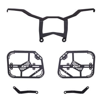 GP Kompozit BMW R 1300 GS 2023-2024 Uyumlu Yan Çanta Demiri Siyah
