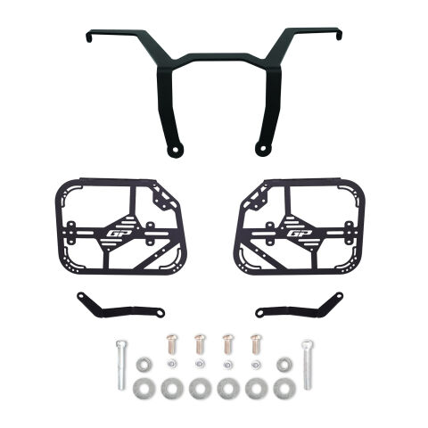 GP Kompozit BMW R 1300 GS 2023-2026 Uyumlu Yan Çanta Demiri Siyah