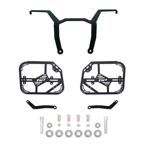 GP Kompozit BMW R 1300 GS 2023-2026 Uyumlu Yan Çanta Demiri Siyah