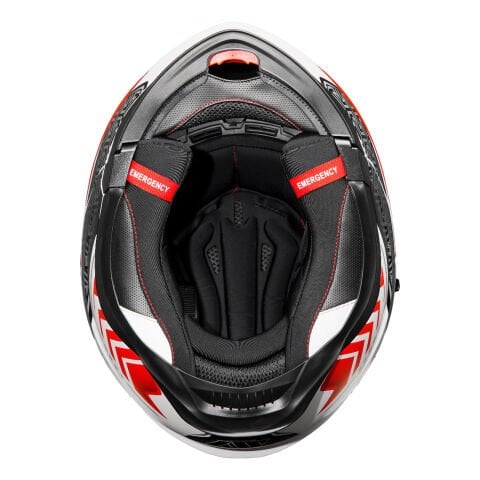 GP MY HELMET MKS002-WRB Güneş Vizörlü Şeffaf Çene Açılır Motosiklet Kaskı