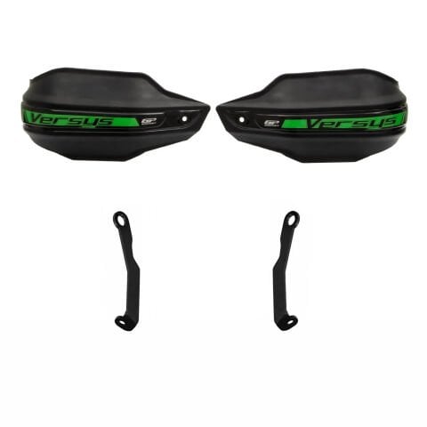 GP Kompozit Kawasaki Versys 650 2015-2025 Uyumlu Plastik Elcik Koruma Siyah