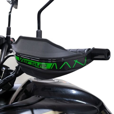 GP Kompozit Kawasaki Versys 650 2015-2025 Uyumlu Plastik Elcik Koruma Siyah