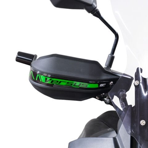 GP Kompozit Kawasaki Versys 650 2015-2025 Uyumlu Plastik Elcik Koruma Siyah