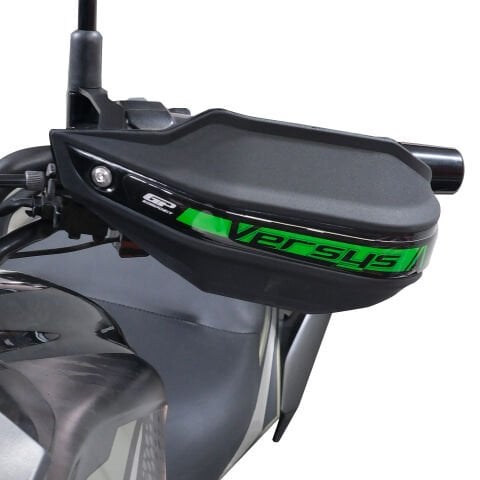 GP Kompozit Kawasaki Versys 650 2015-2025 Uyumlu Plastik Elcik Koruma Siyah