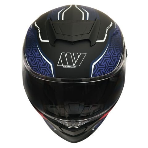 GP MY HELMET MKS001-BBR Yarış Spoiler Güneş Vizörlü Şeffaf Full Face Motosiklet Kaskı