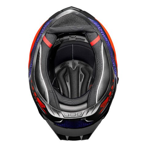 GP MY HELMET MKS001-BBR Yarış Spoiler Güneş Vizörlü Şeffaf Full Face Motosiklet Kaskı