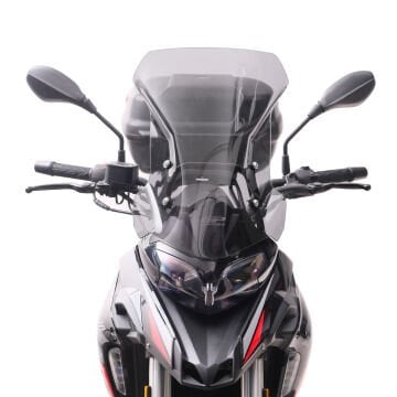 GP Kompozit Benelli TRK 251 2019-2023 Uyumlu Ön Tur Camı Füme