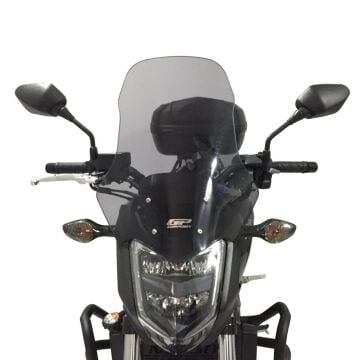 GP Kompozit Honda NC 700 S / NC 750 S 2012-2020 Uyumlu Ön Cam Siyah
