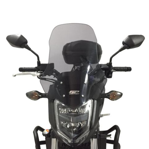 GP Kompozit Honda NC 700 S / NC 750 S 2012-2020 Uyumlu Ön Cam Siyah