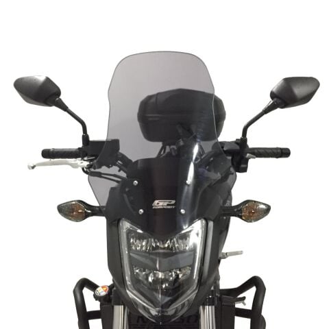 GP Kompozit Honda NC 700 S / NC 750 S 2012-2020 Uyumlu Ön Cam Siyah