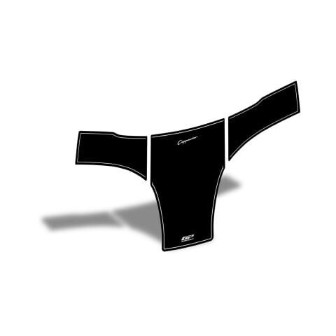 GP Kompozit Arora Cappucino 50 / 125 2019-2024 Uyumlu Tank Pad Siyah