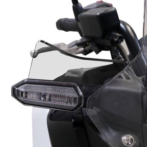 GP Kompozit Honda NC 750 X 2025-2026 Uyumlu Düz Model Yan Deflektör Şeffaf