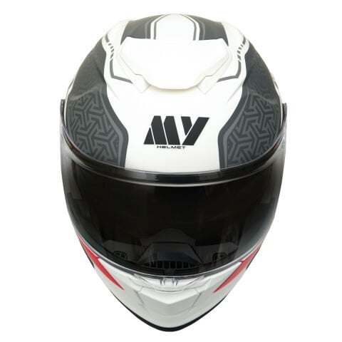 GP MY HELMET MKS002-WRG Güneş Vizörlü Şeffaf Çene Açılır Motosiklet Kaskı