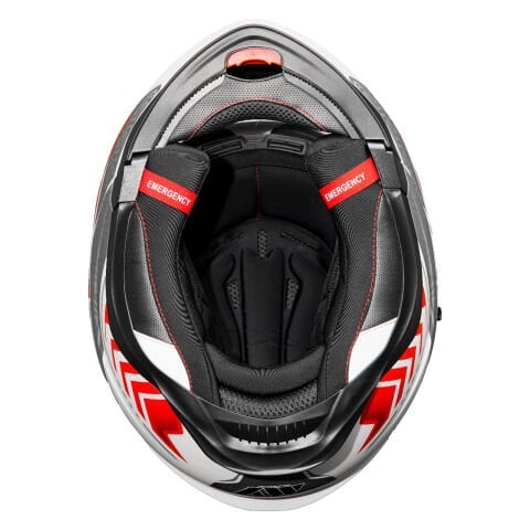 GP MY HELMET MKS002-WRG Güneş Vizörlü Şeffaf Çene Açılır Motosiklet Kaskı