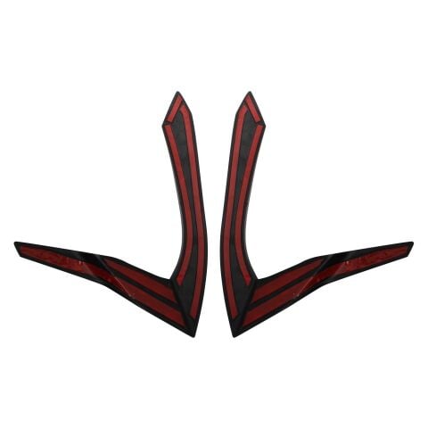 GP Kompozit Honda PCX 125 / 150 2021-2024 Uyumlu Üst Bacak Koruma Siyah