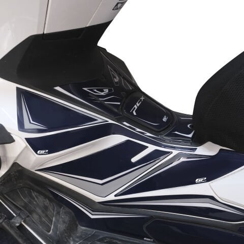 GP Kompozit Honda PCX 125 / 150 2025-2026 Uyumlu Full Tank Pad Seti Mavi
