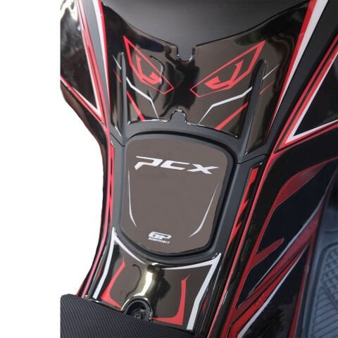 GP Kompozit Honda PCX 125 / 150 2025-2026 Uyumlu Full Tank Pad Seti Kırmızı