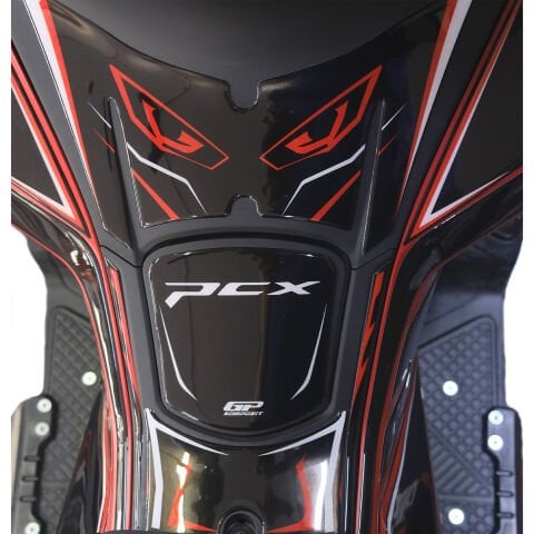 GP Kompozit Honda PCX 125 / 150 2025-2026 Uyumlu Full Tank Pad Seti Kırmızı