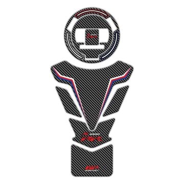 GP Kompozit BMW S 1000 RR 2015-2018 Uyumlu Tank Pad Seti Mavi-Kırmızı