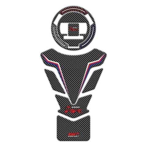 GP Kompozit BMW S 1000 RR 2015-2018 Uyumlu Tank Pad Seti Mavi-Kırmızı