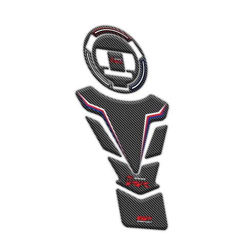 GP Kompozit BMW S 1000 RR 2015-2018 Uyumlu Tank Pad Seti Mavi-Kırmızı
