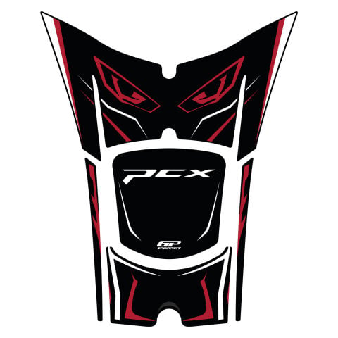 GP Kompozit Honda PCX 125 / 150 2025-2026 Uyumlu Tank Pad Kırmızı