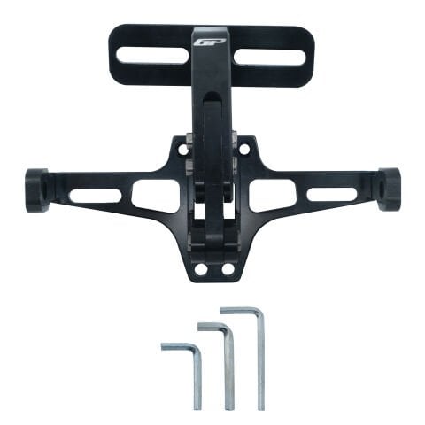 GP Kompozit Universal D Model Katlanır Plakalık Siyah