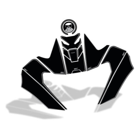 GP Kompozit Honda NT 1100 2022-2024 Uyumlu Tank Pad Siyah