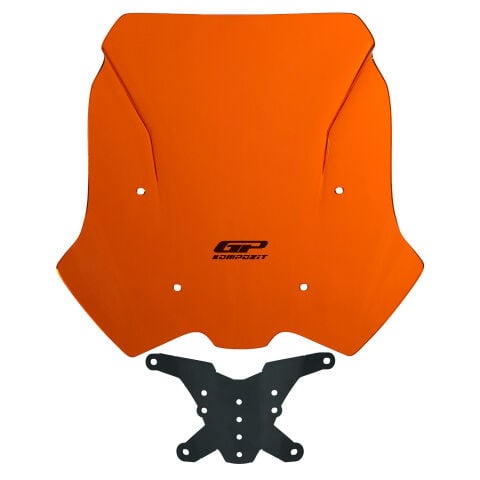 GP Kompozit KTM 790 ADV 2021-2022 Uyumlu Ön Cam Turuncu