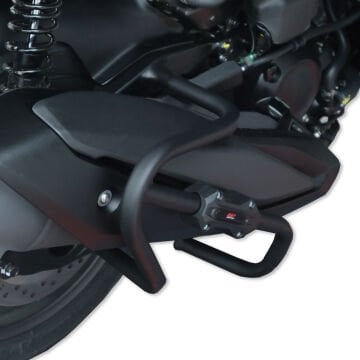 GP Kompozit Honda Forza 250 2025 Uyumlu Egzoz Koruma Demiri Siyah