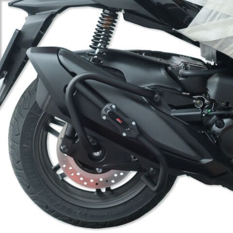 GP Kompozit Honda Forza 250 2025 Uyumlu Egzoz Koruma Demiri Siyah