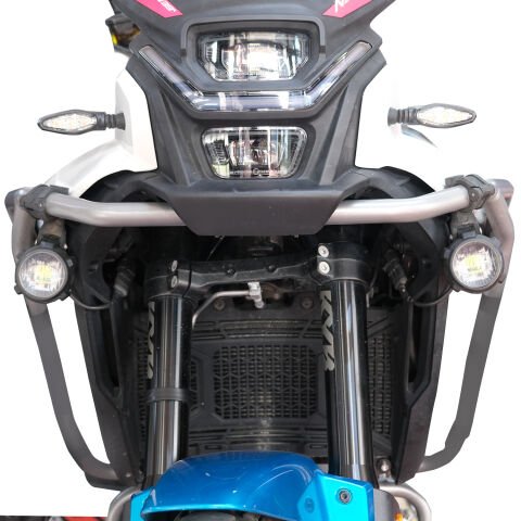 GP Kompozit SFR001 Medium Universal Motosiklet Sis Farı Seti Siyah