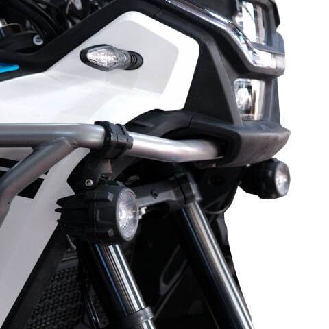 GP Kompozit SFR001 Medium Universal Motosiklet Sis Farı Seti Siyah