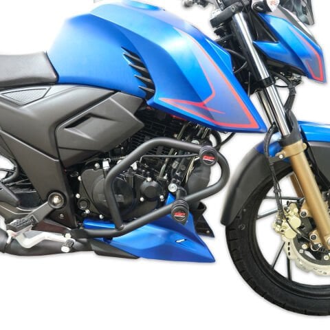 GP Kompozit TVS Apache RTR 200 2022-2024 Uyumlu Motor Koruma Demiri Siyah