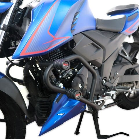 GP Kompozit TVS Apache RTR 200 2022-2024 Uyumlu Motor Koruma Demiri Siyah