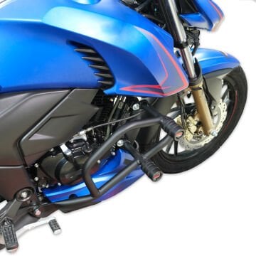 GP Kompozit TVS Apache RTR 200 2022-2024 Uyumlu Motor Koruma Demiri Siyah