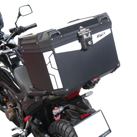 GP Kompozit Universal 57 lt Alüminyum Motosiklet Çantası Siyah