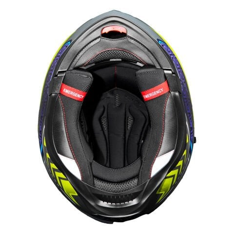 GP MY HELMET MKS002-RGBY Güneş Vizörlü Şeffaf Çene Açılır Motosiklet Kaskı