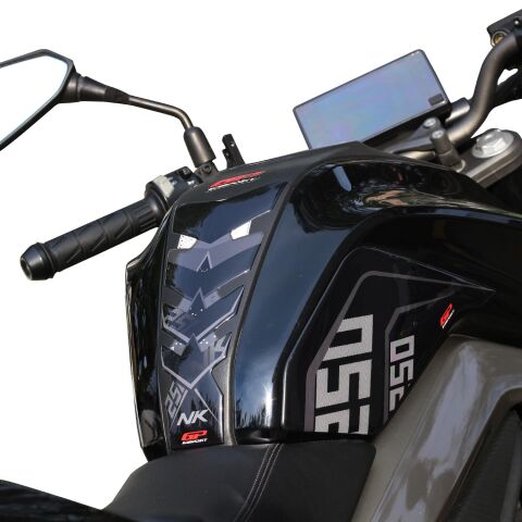 GP Kompozit CF Moto 250 NK 2018-2022 Uyumlu Tank Pad Seti Gri