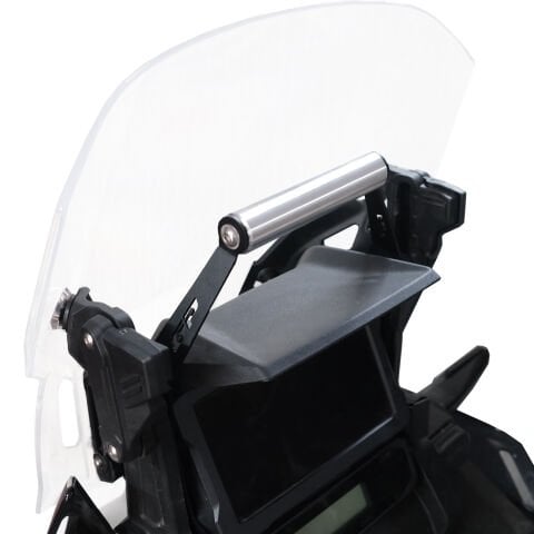 GP Kompozit Honda Africa Twin CRF1100L L2 / L4 2020-2025 Uyumlu Telefon / Navigasyon Tutucu Siyah