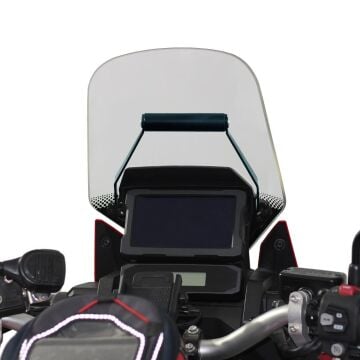 GP Kompozit Honda Africa Twin CRF1100L L2 / L4 2020-2024 Uyumlu Telefon / Navigasyon Tutucu Siyah