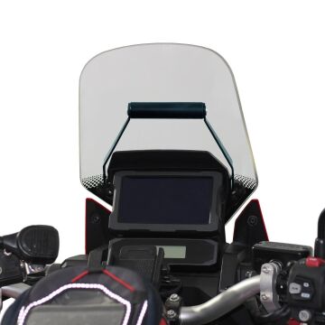 GP Kompozit Honda Africa Twin CRF1100L L2 / L4 2020-2024 Uyumlu Telefon / Navigasyon Tutucu Siyah