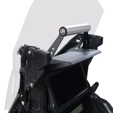 GP Kompozit Honda Africa Twin CRF1100L L2 / L4 2020-2025 Uyumlu Telefon / Navigasyon Tutucu Siyah