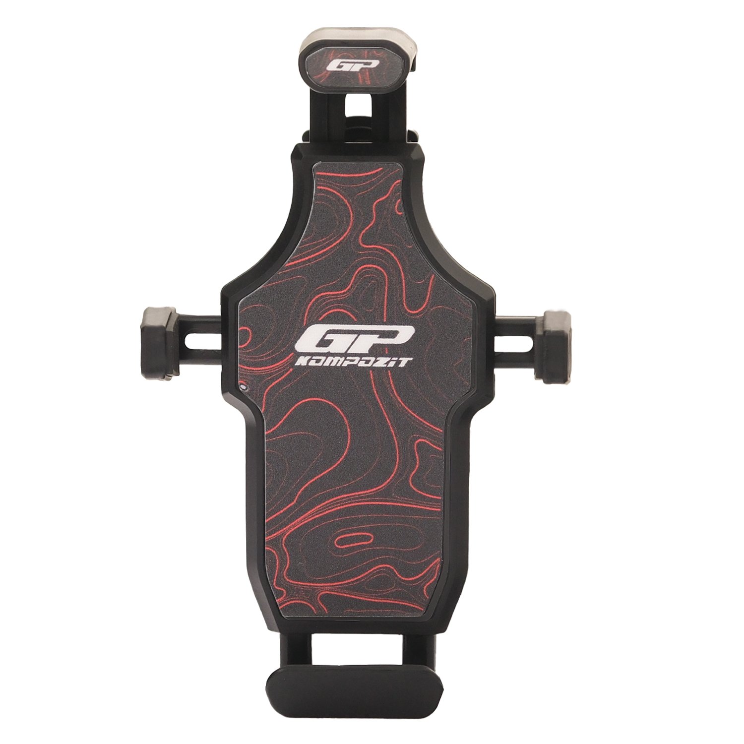 GP Kompozit TTR01 Universal Titreşim Modüllü Telefon Tutucu Siyah - Kırmızı