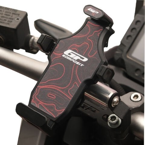 GP Kompozit TTR01 Universal Titreşim Modüllü Telefon Tutucu Siyah - Kırmızı