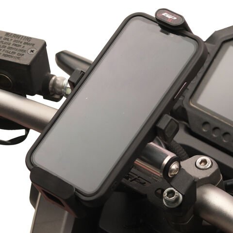 GP Kompozit TTR01 Universal Titreşim Modüllü Telefon Tutucu Siyah - Kırmızı