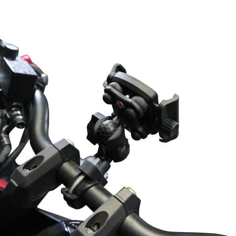 GP Kompozit TTR15 Universal Gidon Bağlantılı Titreşim Modüllü Telefon Tutucu Siyah