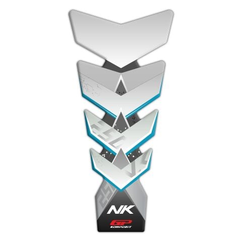 GP Kompozit CF Moto 250 NK 2018-2022 Uyumlu Tank Pad Seti Turkuaz
