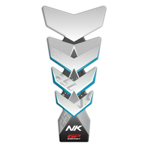 GP Kompozit CF Moto 250 NK 2018-2022 Uyumlu Tank Pad Seti Turkuaz